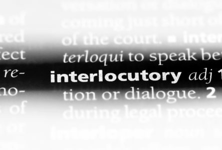 What is an “Interlocutory Appeal?”