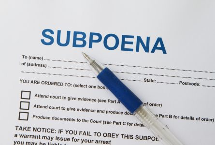 How Do You Subpoena a Witness to Trial in South Carolina?